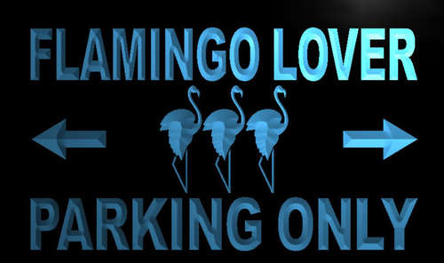 Flamingo Lover Parking Only Neon Light Sign